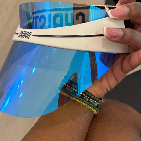 Dior J'Adior Blue and White Visor - Picture 10 of 10